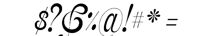 Feline Light Font OTHER CHARS