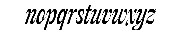 Feline Regular Sharp Font LOWERCASE