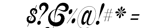 Feline Regular Font OTHER CHARS