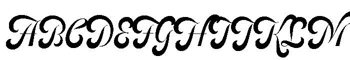 Feline Regular Font UPPERCASE