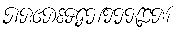 Feline Thin Sharp Font UPPERCASE