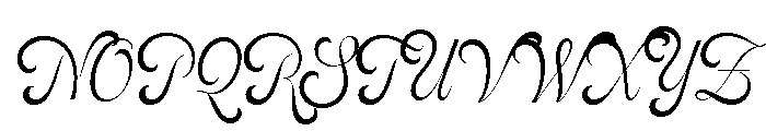 Feline Thin Sharp Font UPPERCASE