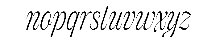 Feline Thin Sharp Font LOWERCASE