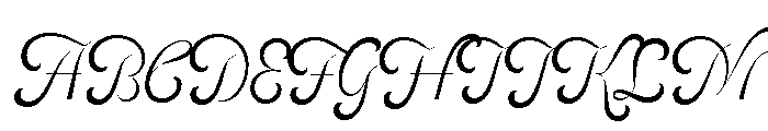 Feline Thin Font UPPERCASE