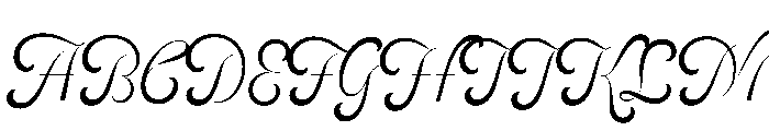 Feline Font UPPERCASE