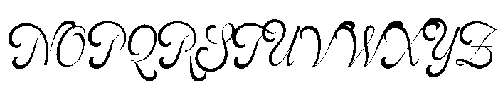 Feline Font UPPERCASE