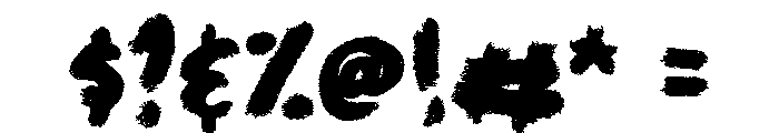 Felt Noisy Regular Font OTHER CHARS