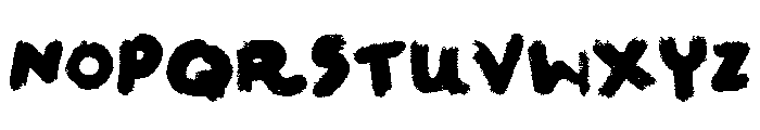 Felt Noisy Regular Font UPPERCASE