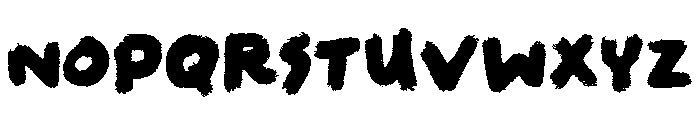 Felt Noisy Regular Font LOWERCASE