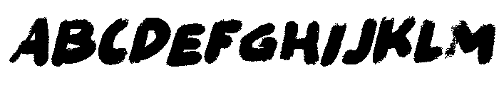 Felt Noisy Yet Font UPPERCASE