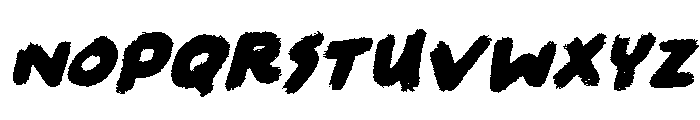 Felt Noisy Yet Font LOWERCASE