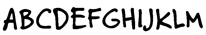 Felt Tip Roman Bold Font UPPERCASE