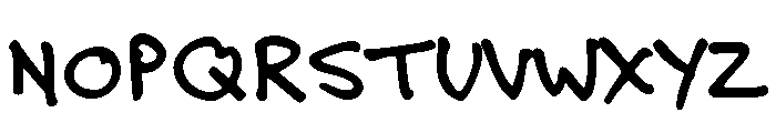 Felt Tip Roman Bold Font UPPERCASE