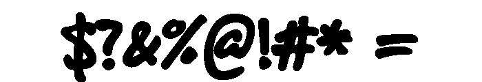 Felt Tip Roman Heavy Font OTHER CHARS