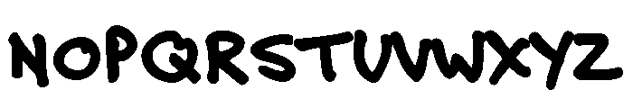 Felt Tip Roman Heavy Font UPPERCASE