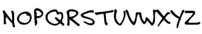 Felt Tip Roman Regular Font UPPERCASE
