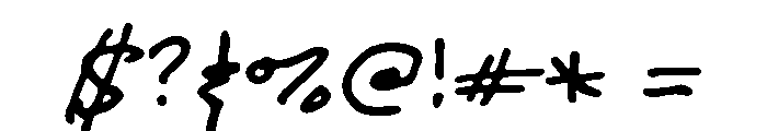 Felt Tip Senior Regular Font OTHER CHARS