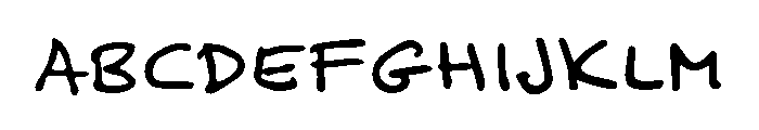 Felt Tip Senior Regular Font UPPERCASE