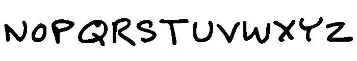Felt Tip Senior Regular Font UPPERCASE