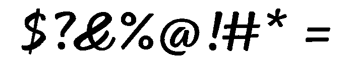 Feltro Eroded Font OTHER CHARS