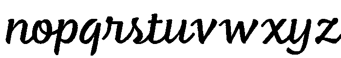 Feltro Eroded Font LOWERCASE