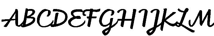 Feltro Normal Font UPPERCASE