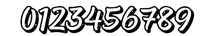 Feltro Shadow Texture Font OTHER CHARS