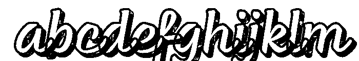 Feltro Shadow Texture FONT