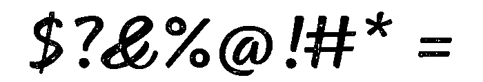 Feltro Texture 1 Font OTHER CHARS
