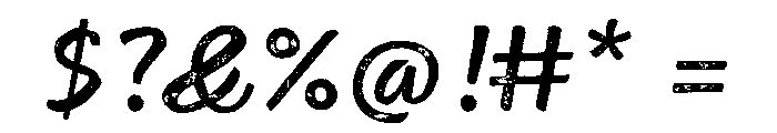 Feltro Texture 2 Font OTHER CHARS