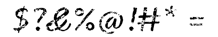 Feltro Texture 3 Font OTHER CHARS