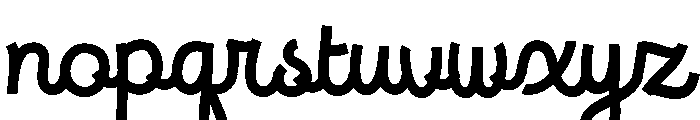 Felway Regular Font LOWERCASE
