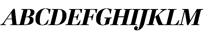 Fenway Banner Black Italic Font UPPERCASE