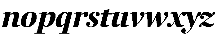 Fenway Banner Black Italic Font LOWERCASE