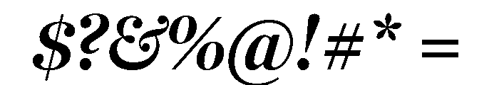 Fenway Banner Bold Italic Font OTHER CHARS