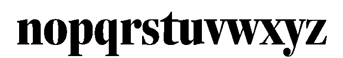 Fenway Banner Compressed Black Font LOWERCASE