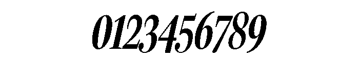 Fenway Banner Compressed Semi Bold Italic Font OTHER CHARS