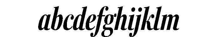 Fenway Banner Compressed Semi Bold Italic FONT