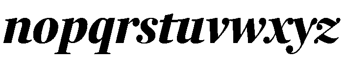 Fenway Banner Condensed Black Italic Font LOWERCASE