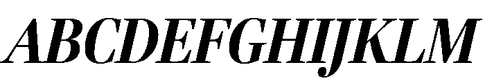 Fenway Banner Condensed Bold Italic Font UPPERCASE
