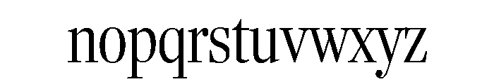 Fenway Banner Condensed Light Font LOWERCASE