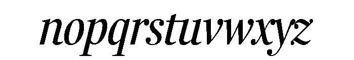 Fenway Banner Condensed Regular Italic Font LOWERCASE