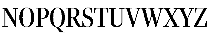 Fenway Banner Condensed Regular Font UPPERCASE