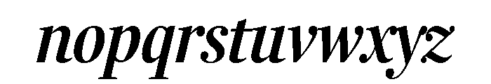 Fenway Banner Condensed Semi Bold Italic Font LOWERCASE