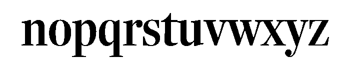 Fenway Banner Condensed Semi Bold Font LOWERCASE