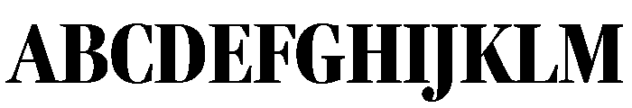 Fenway Banner Extra Condensed Black Font UPPERCASE