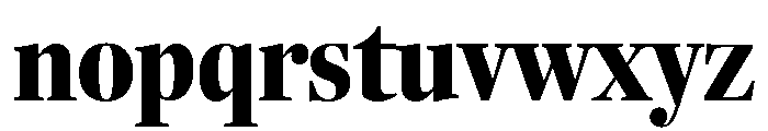 Fenway Banner Extra Condensed Black Font LOWERCASE