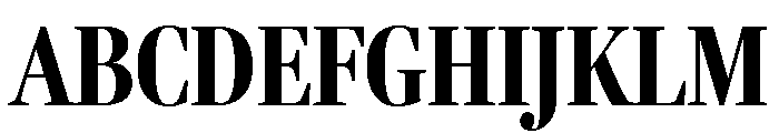 Fenway Banner Extra Condensed Bold Font UPPERCASE