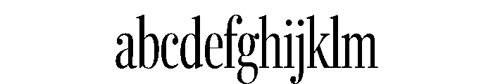 Fenway Banner Extra Condensed Light FONT