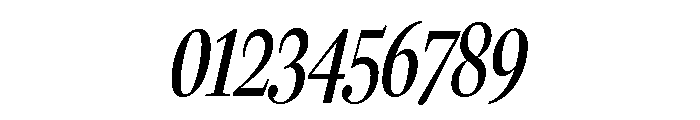 Fenway Banner Extra Condensed Regular Italic Font OTHER CHARS